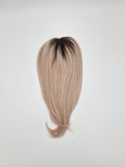 Topper z włosów naturalnych 13x13 platyna z odrostem 034