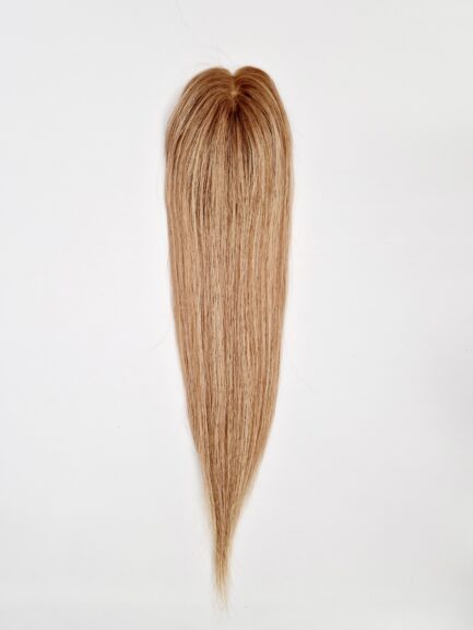 052 Mini mini Topper z włosów naturalnych ciepły blond