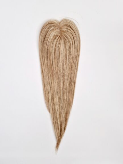 Mini Topper z włosów naturalnych 13x8 jasny blond 046