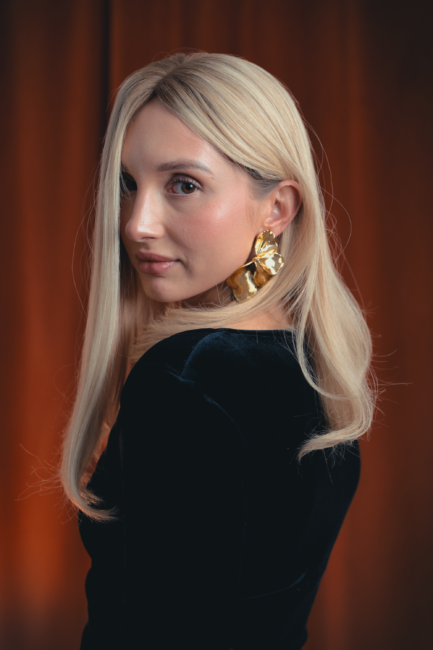 053Topper z włosów naturalnych 15x16 ciepły blond