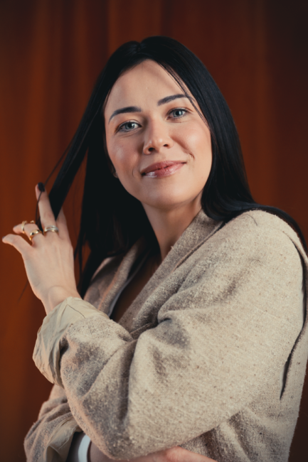 048 Mini Topper z włosów naturalnych ciemny brąz13x8 baza jedwabna